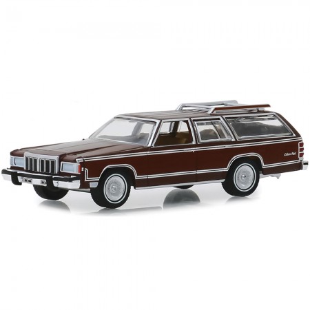 Carro Greenlight Estate Wagons - Mercury Grand Marquis Colony Park 1980 - Escala 1/64 (29970-f)