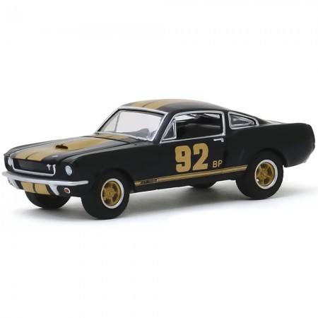 Carro Greenlight Hobby Exclusive - Shelby Gt350h 1966 Black/gold Bp 92 - Escala 1/64 (30123)