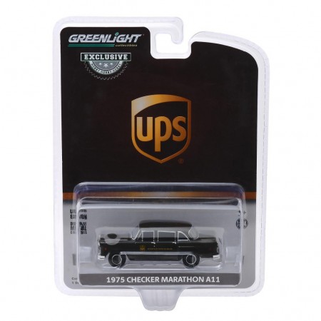 Carro Greenlight Hobby Exclusive - Checker Marathon A11 1975 Ups - Escala 1/64 (30128)