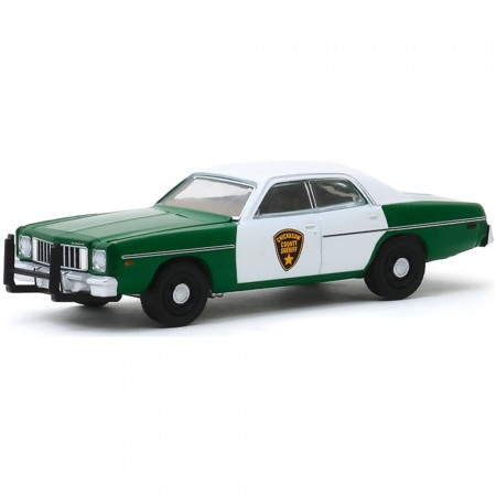 Carro Greenlight Hobby Exclusive - Plymouth Fury Chickasaw Country Sheriff 1975 - Escala 1/64 (30141)