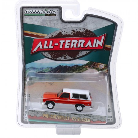 Carro Greenlight All-terrain - Chevrolet K5 Blazer 1981 - Escala 1/64 (35150-b)