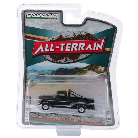 Carro Greenlight All-terrain - Ford F-150 1992 - Escala 1/64 (35150-d)