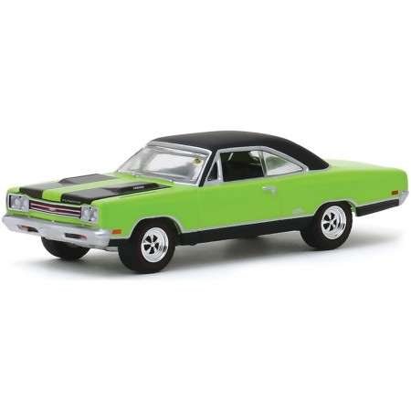Carro Greenlight Mecum Auctions - Plymouth Hemi Gtx 1969 - Escala 1/64 (37190-c)