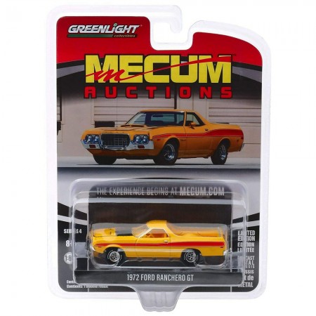 Carro Greenlight Mecum Auctions - Ford Ranchero Gt 1972 - Escala 1/64 (37190-d)