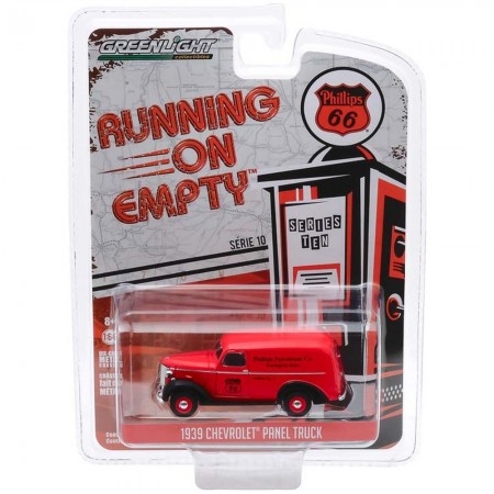 Carro Greenlight Running On Empty - Chevrolet Panel Truck 1939 - Escala 1/64 (41100-a)
