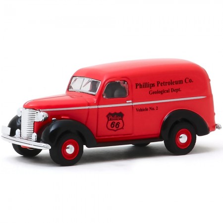 Carro Greenlight Running On Empty - Chevrolet Panel Truck 1939 - Escala 1/64 (41100-a)