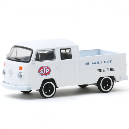 Carro Greenlight Running On Empty - Volkswagen Type 2 Double Cab 1976 Stp - Escala 1/64 (41100-d)