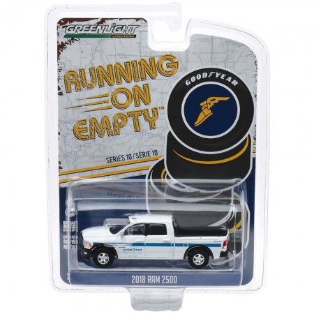 Carro Greenlight Running On Empty - Dodge Ram 2500 Good Year 2018 - Escala 1/64 (41100-f)
