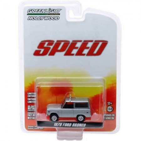 Carro Greenlight Hollywood Speed - Ford Bronco 1970 - Escala 1/64 (44860-e)