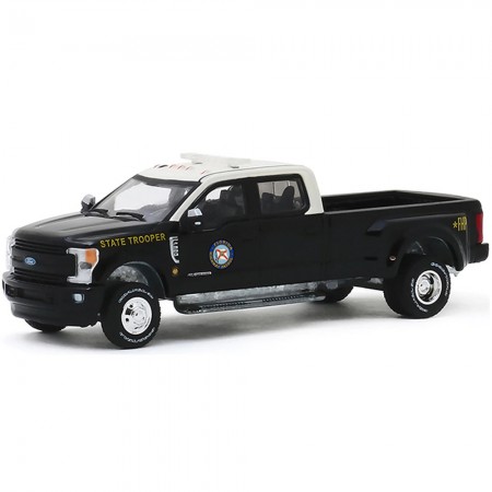 Carro Greenlight Dually Drivers - Ford F-350 Lariat 2019 Florida Highway Patrol - Escala 1/64 (46030-e)