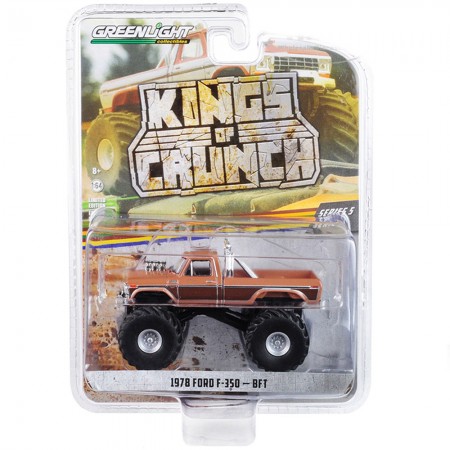 Carro Greenlight Kings Of Crunch - Ford F-350 Bft 1978 - Escala 1/64 (49050-a)