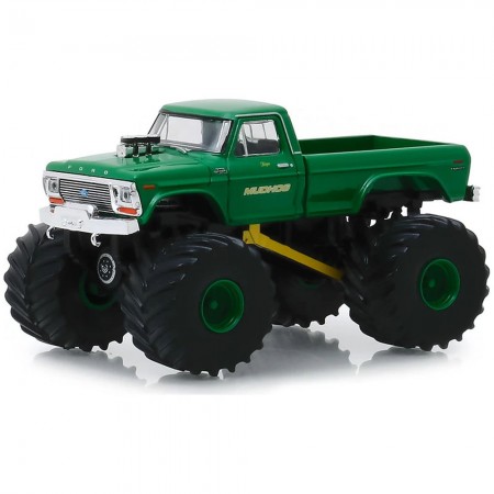 Carro Greenlight Kings Of Crunch - Ford F-250 Mudhog 1979 - Escala 1/64 (49050-c)