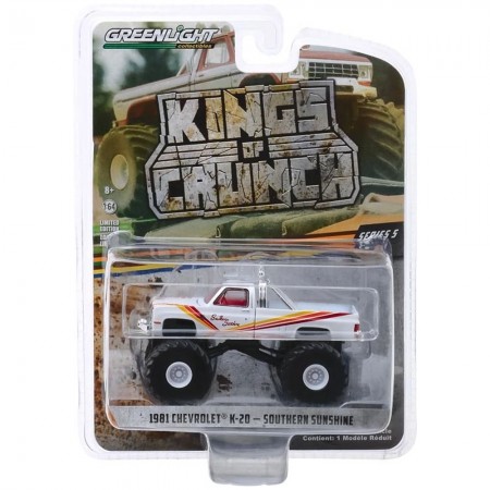 Carro Greenlight Kings Of Crunch - Chevrolet K-20 Southern Sunshine 1981 - Escala 1/64 (49050-d)
