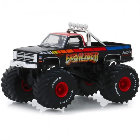 Carro Greenlight Kings Of Crunch - Chevrolet K-20 Excaliber 1987 - Escala 1/64 (49050-e)
