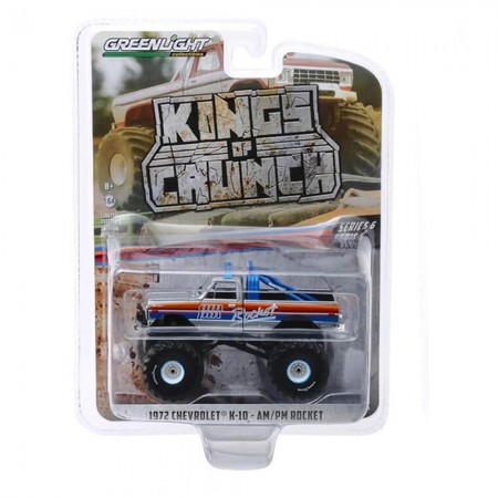 Carro Greenlight Kings Of Crunch - Chevrolet K-10 Am/pm Rocket 1972 - Escala 1/64 (49060-a)