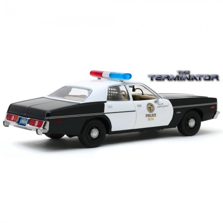 Carro Greenlight Hollywood The Terminator - Dodge Monaco 1977 Police - Escala 1/24 (84101)