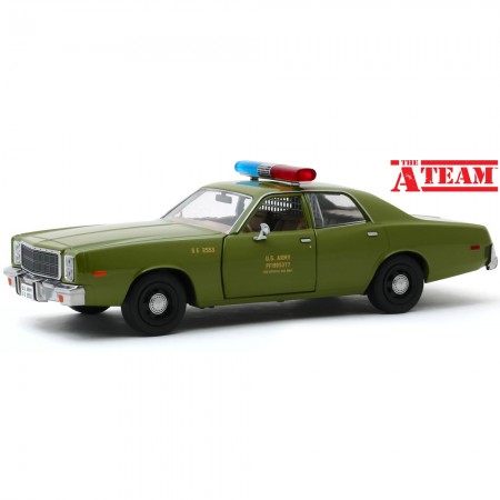 Carro Greenlight Hollywood The A-team - Plymouth Fury 1977 - Escala 1/24 (84103)