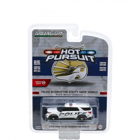 Carro Greenlight Hot Pursuit - Ford Police Interceptor Utility 2020 - Escala 1/64 (42910-f)