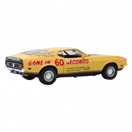 Carro Greenlight Hollywood Gone In 60 Seconds - Ford Mustang Mach 1 Custom Eleanor 1973 (tributo Pós-filme) - Escala 1/18 (13548)