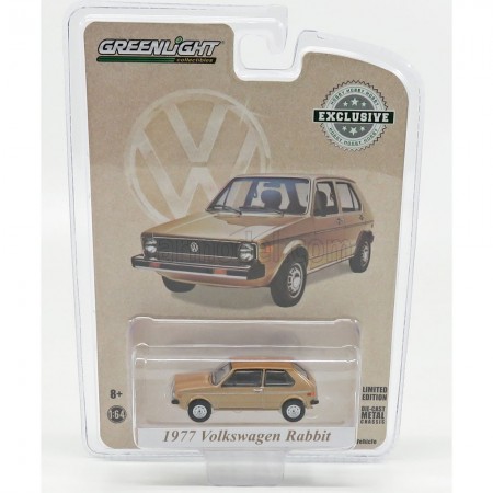 Carro Greenlight Hobby Exclusive - Volkswagen Rabbit 1977 - Escala 1/64 (30099)