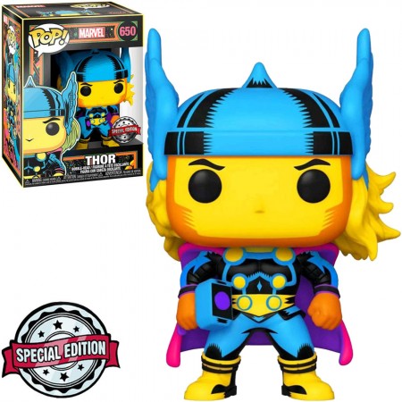 Funko Pop Marvel Black Light Exclusive - Thor 650