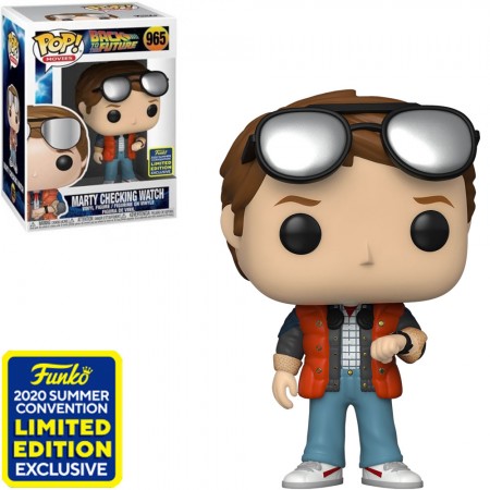 Funko Pop Movies Back To The Future Sdcc 2020 Exclusive - Marty Checking Watch 965