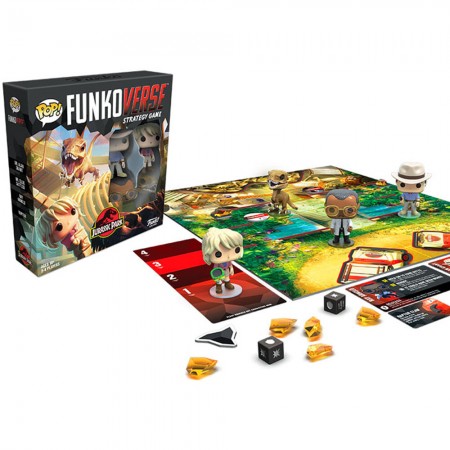 Jogo de Tabuleiro Pop Funkoverse - Jurassic Park