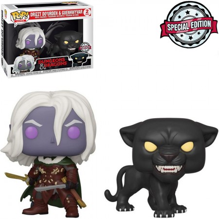 Funko Pop Games Dungeons & Dragons - Drizzt Do'urden & Guenhwyvar (2 Pack)