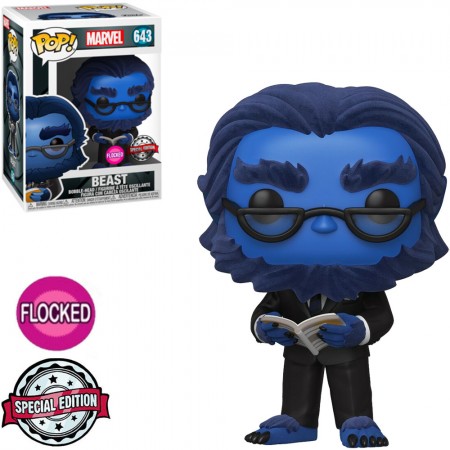 Funko Pop Marvel X-men: Movie Exclusive - Beast 643 (flocked)
