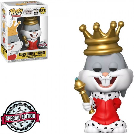 Funko Pop Animation Looney Tunes Exclusive - Bugs Bunny (king) 837