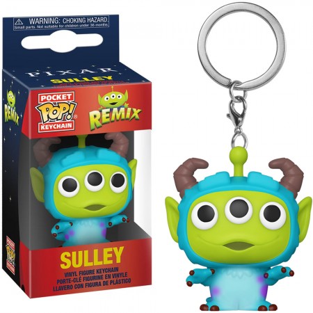 Chaveiro Funko Pocket Pop Keychain Disney Alien Remix - Sulley