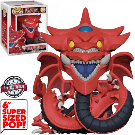 Funko Pop Animation Yu-gi-oh! Exclusive - Slifer The Sky Dragon 756 (super Sized 6