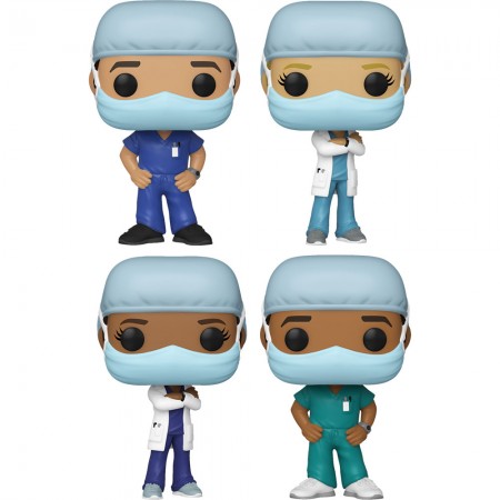 Funko Pop Frontline Heroes - Set Com 4 Personagens Se