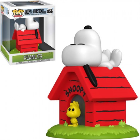 Funko Pop Animation Peanuts Deluxe - Snoopy & Woodstock With Doghouse 856