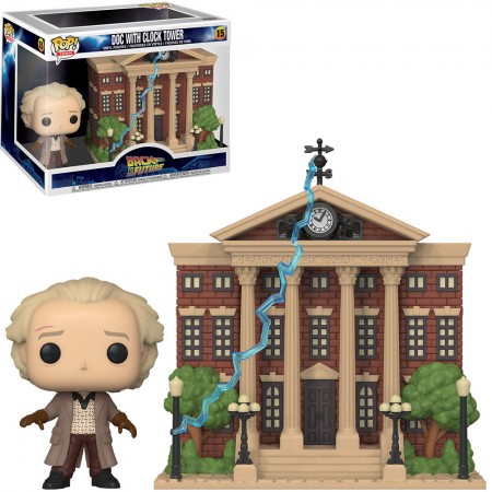 Funko Pop Town Back To The Future - Doc With Clock Tower 15