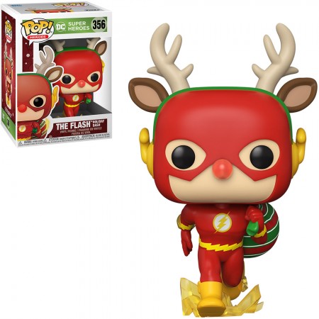 Funko Pop Heroes Dc Holiday - The Flash Holiday Dash 356