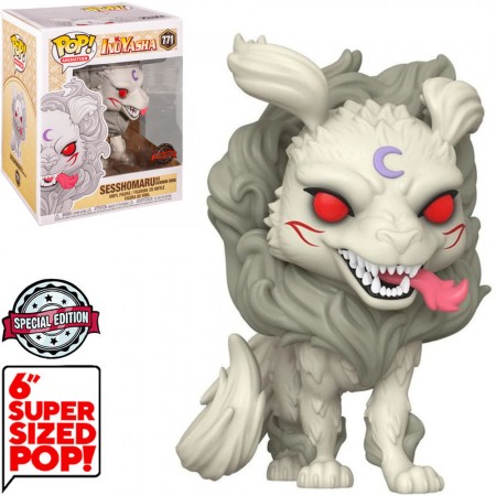Funko Pop Animation Inuyasha Exclusive - Sesshomaru Demon Dog 771 (super Sized 6\\