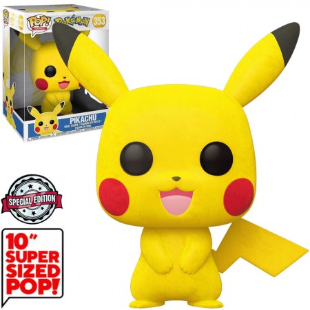 Funko Pop Games Pokémon Exclusive - Pikachu 353 (super Sized 10
