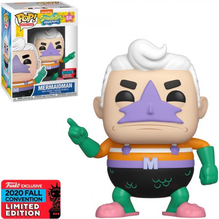 Funko Pop Spongebob Squarepants Nycc 2020 Exclusive - Mermaidman 834