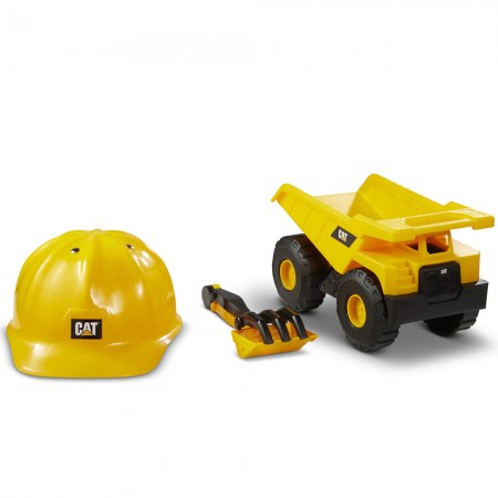 Caminhão Caterpillar - Construction Fleet Sand Set (com Capacete)
