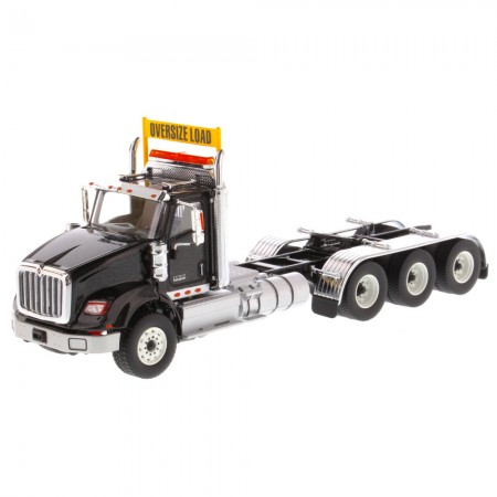 Caminhão Diecast Masters - International Hx620 Tridem Tractor Black - Escala 1/50 (71009)