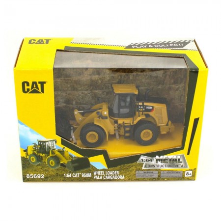 Trator Caterpillar Metal Construction - Wheel Loader 950m - Escala 1/64 (85692)