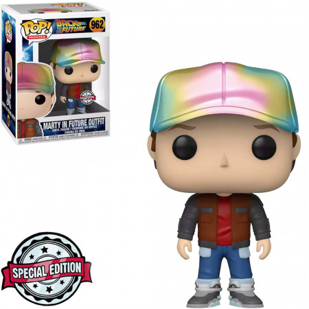 Funko Pop Back To The Future Exclusive - Marty In Future Outfit 962 (metallic)