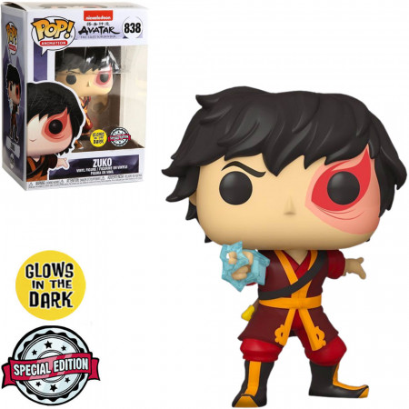 Funko Pop Avatar: The Last Airbender Exclusive - Zuko 838 (glows In The Dark)