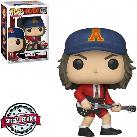 Funko Pop Rocks Ac/dc Exclusive - Angus Young (red Jacket) 91