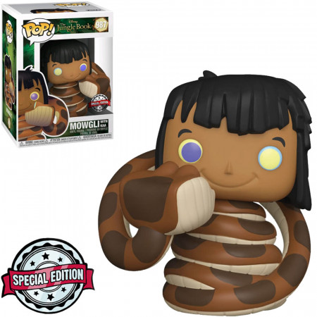 Funko Pop Disney The Jungle Book Exclusive - Mowgli With Kaa 987