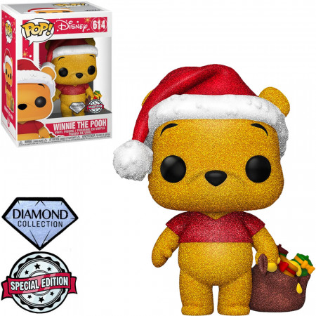 Funko Pop Disney Holiday Exclusive - Winnie The Pooh 614 (diamond Collection)