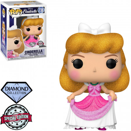 Funko Pop Disney Cinderella Exclusive - Cinderella  738 (diamond Collection)