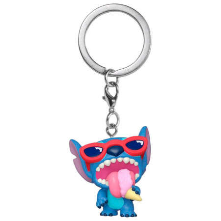 Chaveiro Funko Pocket Pop Keychain Disney Lilo & Stitch Exclusive - Summer Stitch