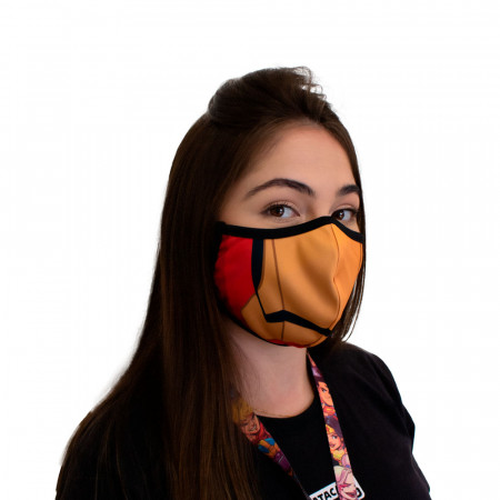 Mscara Reutilizvel de Tecido - Iron Man